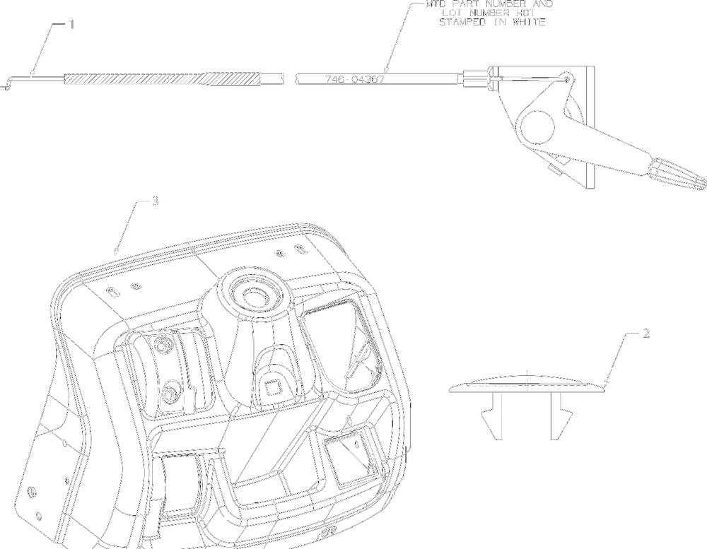 Dash-Upper Diagram and Parts List for 2023 Yard Machines Lawn Tractor